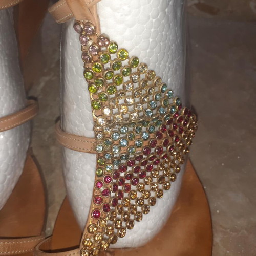 Leather sandals size 36 used without scratches