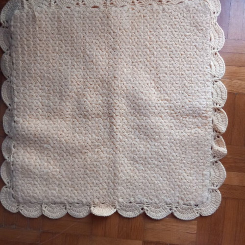 Handmade double yellow soft blanket 160x200