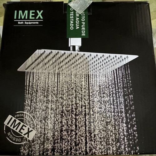 Shower head square stainless steel like new