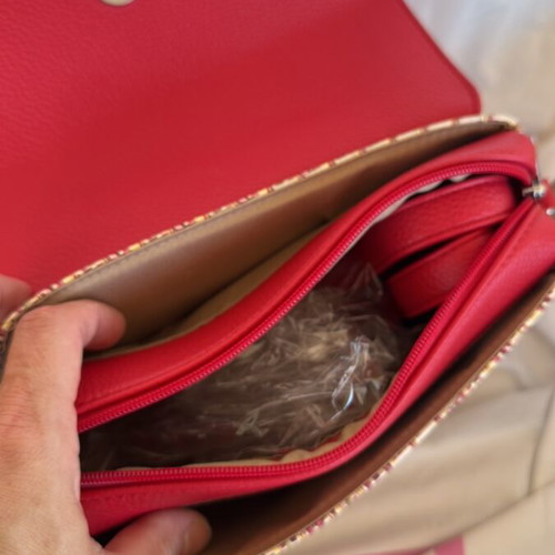 Maria C crossbody bag, red