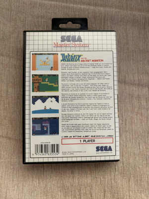 Asterix and the Secret Mission SEGA Master System παιχνίδι, πλήρες