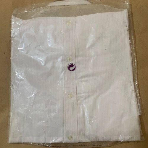 Men's long-sleeve shirt new size 39-40 multicolor