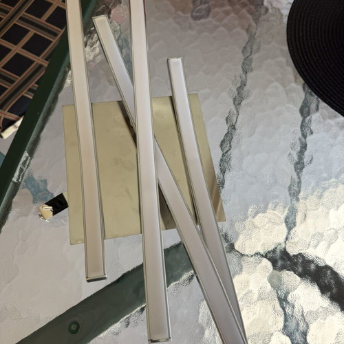 Modern LED Ceiling Light Chrome like new
