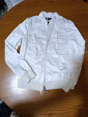 Pepe Jeans jacket size S silver like new
