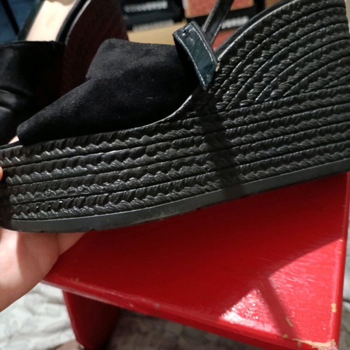 Estil sandals used, size 39, black