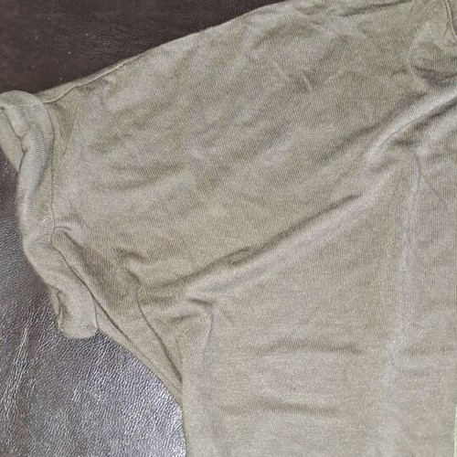 Green blouse with front fringes, like new, Promod