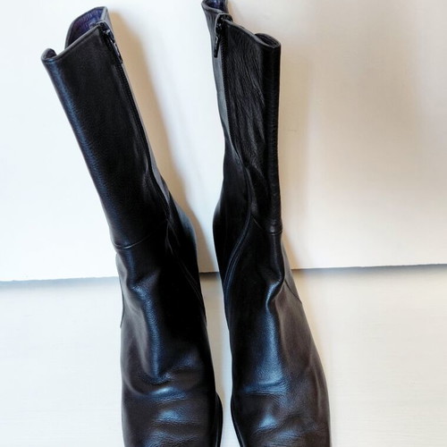 Hispanitas leather black ankle boots size 41 like new