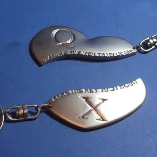 You're The Key To My Heart magnetic keychain, like new, silver