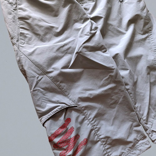 Nike Shox Utility Baggy Nylon Shorts Y2K men's large like new, grey red