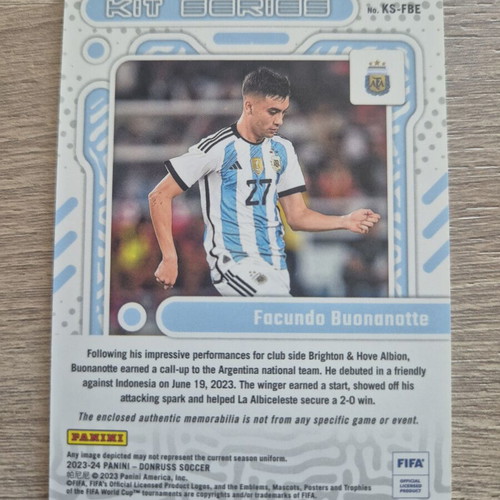 2023-24 Panini Donruss Facundo Buonanotte Rookie Patch /10