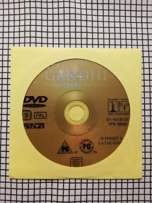 GANDHI DVD σαν καινούργιο με ελληνικούς υπότιτλους