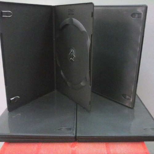 DVD case black single-position slim