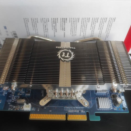 Thermaltake Fanless 330 heatsink used with Asus GeForce 6800 AGP broken GPU