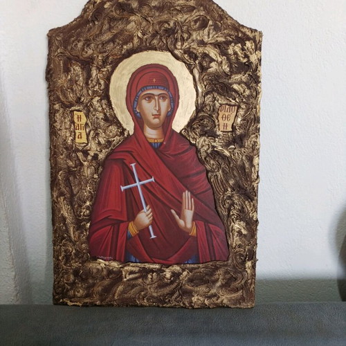 Icon of Saint Philothei new, size 38x26