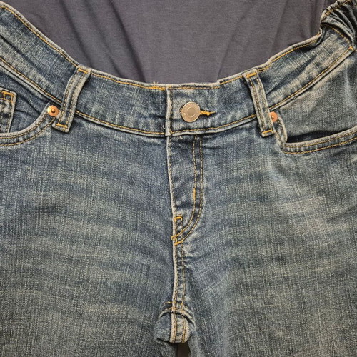 H&M maternity jeans like new, blue, small