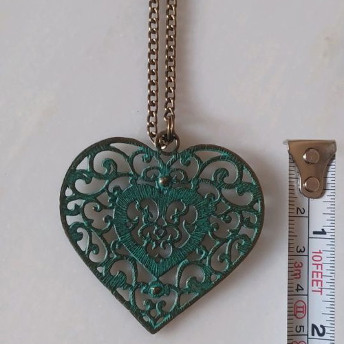 Heart necklace used