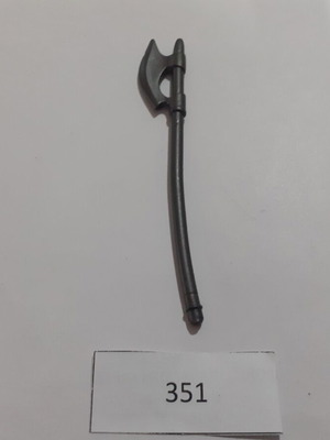 Playmobil Knight Axe #351 like new, dark gray