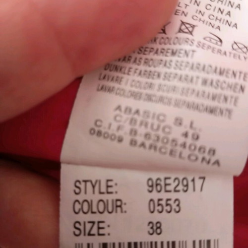 Desigual denim coat like new, multicolor, size M