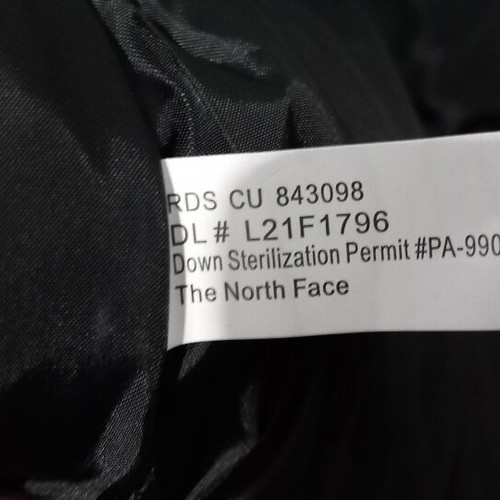 The North Face 1996 Retro Nuptse jacket, black, size L, new