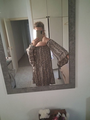 Pin Up Snake Print Dress like new, all-season 2-in-1 style