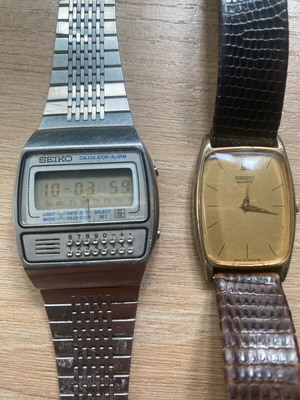 Seiko vintage ρολόγια μεταχειρισμένα, quartz και ηλεκτρονικό