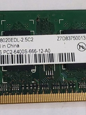 1GB PC2 6400S SODIMM used
