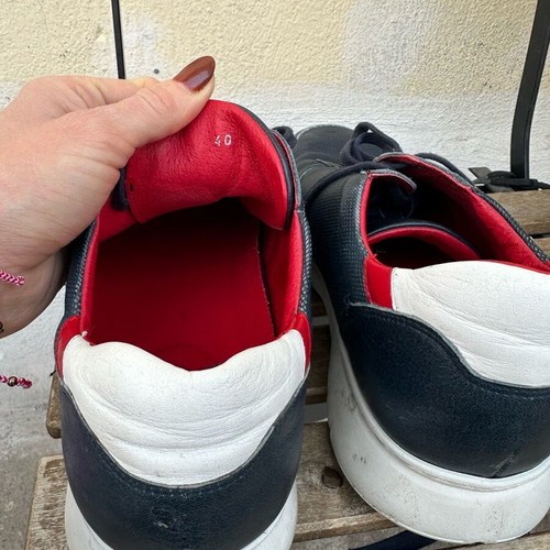 Kricket men's sneakers used, leather, casual, size 40