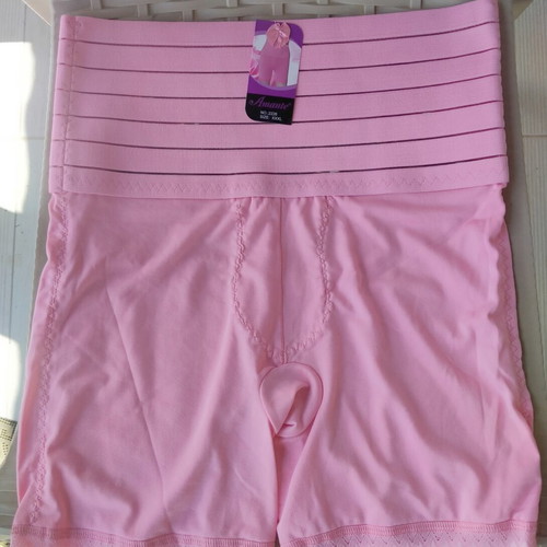 Women's shorts corset with lace new, pink, size L