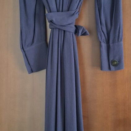 Massimo Dutti maxi dress new, navy, size 36 EU