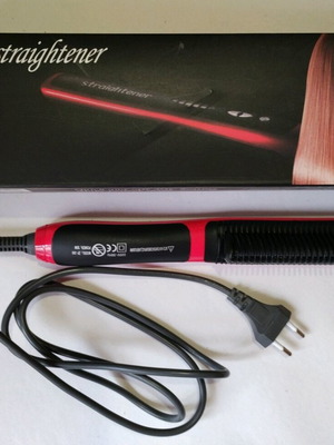 Hair straightening brush ZF-388 like new, ceramic