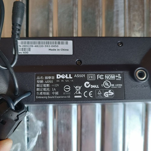 Dell Multimedia Speaker System Model AS501 new