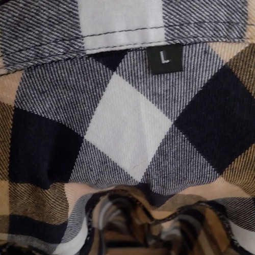 Flannel shirt multicolor, like new, sizes M and L