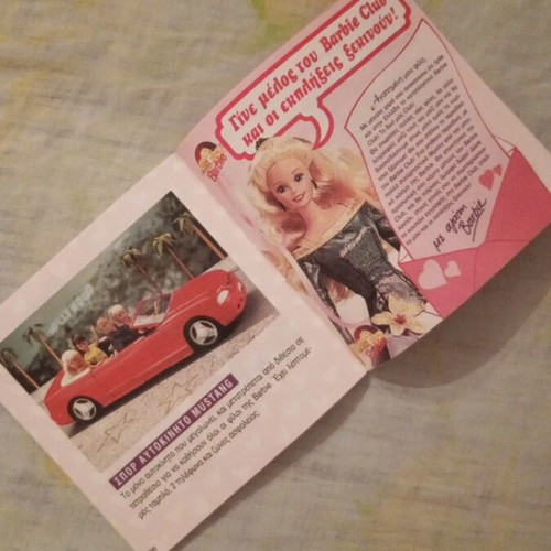 Barbie collectible booklet The Best Friend 1990
