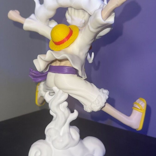3D Printed Φιγούρα One Piece Monkey D. Luffy Gear 5 σε καρτουνίστικο στυλ