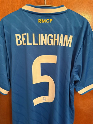 Φανέλα Real Madrid Bellingham εκτός έδρας καινούργια, μέγεθος XL