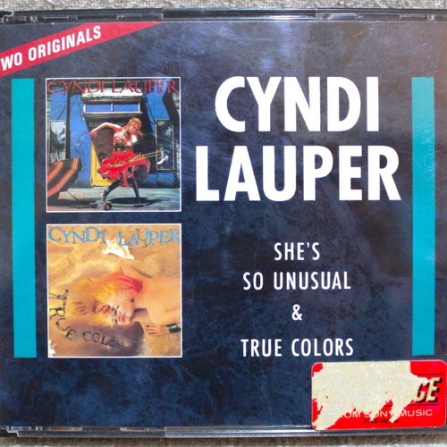 Cyndi Lauper She's So Unusual & True Colors CD used, double album
