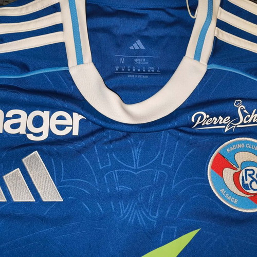 Emanuel Emegha Jersey with Autograph Strasbourg Size M New Authentic