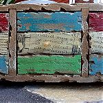  Διακοσμητικό ξύλινο σετ με κουτί & κορνιζα