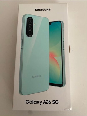 Samsung Galaxy A26 5G Mint sealed packaging