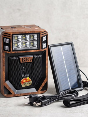 Golon RX-8100T-S φορητό ηλιακό ραδιόφωνο με FM, USB και κάρτα TF