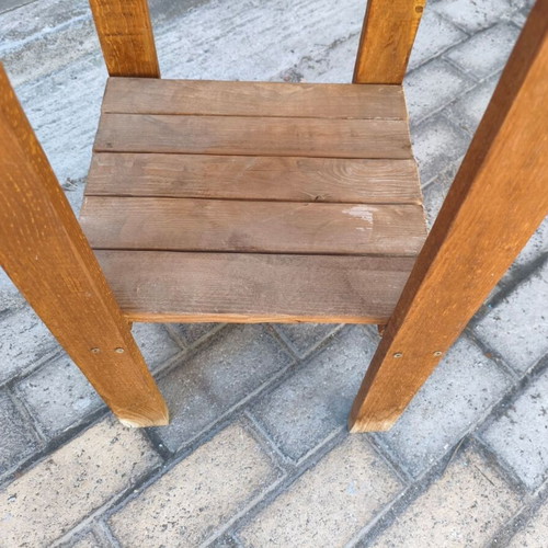 Τραπεζάκι ξύλινο μασίφ 39x42x79 εκ.