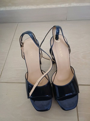 Παπούτσια Tsoukalas πέδιλα μπλε, σαν καινούργια, νούμερο 38