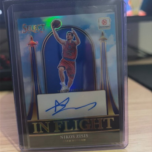 Nikos Zisis Autographed Basketball Card new