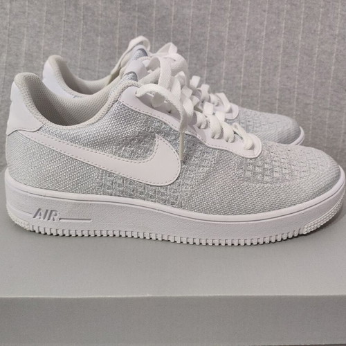 Nike Air Force 1 Flyknit 2.0 sneakers size 42.5 like new, white