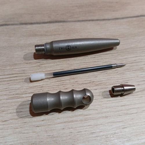 Two Sun Titanium Kubaton self defence pen new