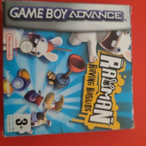 Rayman Raving Rabbits Game Boy Advance game used