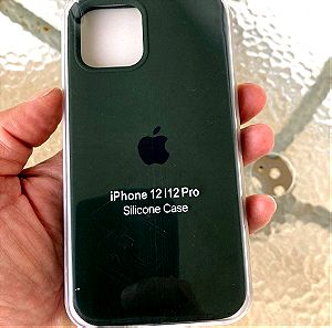 iPhone 12 / 12 Pro. Θήκη σιλικόνης Με βελούδο εσωτερικά