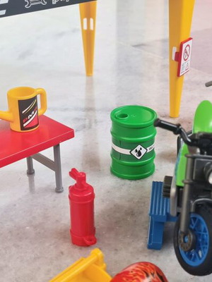 Playmobil Stunt Show Σκηνή Συνεργείο Επισκευών 70552