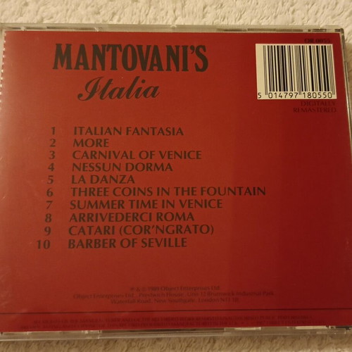 Mantovani's Italia CD new