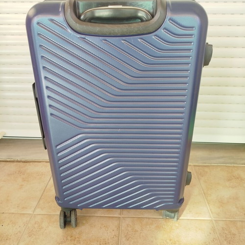Ox luggage hard travel suitcase navy blue